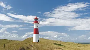 Blue Sky Lighthouse Prints: Lighthouse with blue sky at Ellenbogen