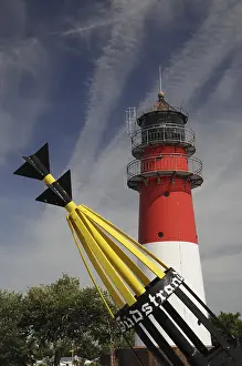 Northern Germany Coastal Scene Prints: Lighthouse, Busum, Dithmarschen