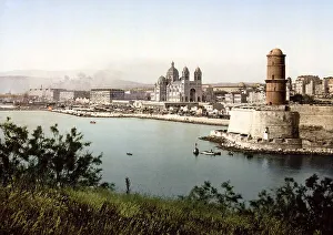 Western Europe Historic Buildings Prints: The lighthouse and the cathedral