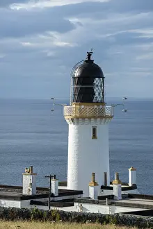 British Lighthouses Prints: Lighthouse, Dunnet Head peninsula
