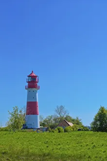 Baltic Sea Landscape Photography Prints: Lighthouse Falshoeft, navigation