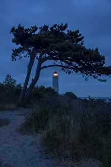 Hiddensee Island Lighthouse Prints: Lighthouse, Hiddensee Island, Monastery
