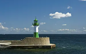 Baltic Sea Lighthouse Prints: Lighthouse, port exit Sassnitz