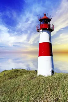 European Lighthouse Architecture Prints: Lighthouse von List, Ostellenbogen