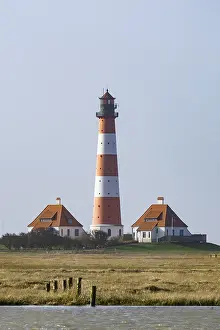 Westerheversand Lighthouse Prints: Lighthouse Westerheversand, Westerhever