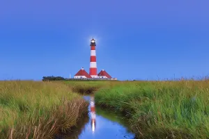 Westerheversand Lighthouse Prints: Lighthouse Westerheversand, Westerhever
