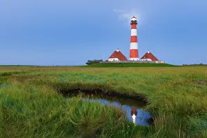 Westerheversand Lighthouse Prints: Lighthouse Westerheversand, Westerhever