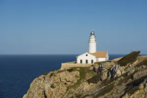 Mediterranean Sea Rocky Coastline Prints: Lighthousehouse Far de Capdepera