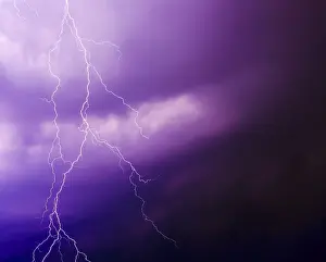 Thunderstorm Germany Prints: Lightning during a thunderstorm