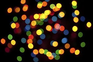 Atmospheric Night Shot Prints: Lights, defocused background