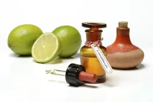Food Still Life Germany Prints: Lime oil and diffuser, limes, Germany