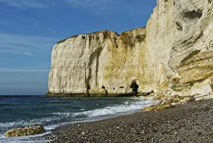 Etretat France Landscape Prints: Limestone cliffs, Etretat