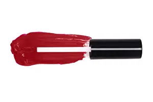Cosmetic Product Photography Prints: Liquid lipstick isolate on a white background