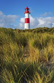 Deserted Dune Landscape Prints: The Lister lighthouse at Ellenbogen