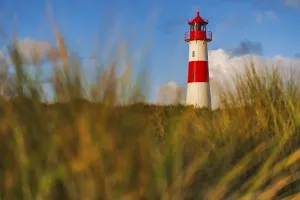 German Lighthouses Europe Prints: The Lister lighthouse at Ellenbogen