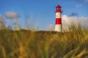 Northern Germany Lighthouse Prints: The Lister lighthouse at Ellenbogen