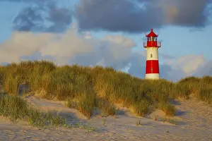 Central Europe Coastal Landscape Prints: The Lister lighthouse at Ellenbogen