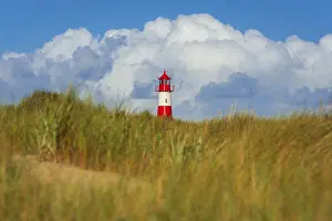 European Morning Atmosphere Prints: The Lister lighthouse at Ellenbogen