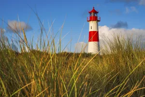 German Lighthouse Tower Prints: The Lister lighthouse at Ellenbogen