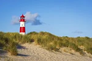 Northern Germany Lighthouse Prints: The Lister lighthouse at Ellenbogen