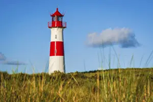 German Lighthouse Tower Prints: The Lister lighthouse at Ellenbogen