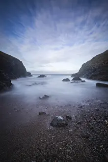 Deserted Rocky Coastline Prints: lizard cove - Cornwall