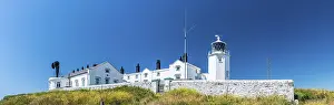 Deserted Lighthouse UK Prints: Lizard Lighthouse and Housel Bay Cliffs