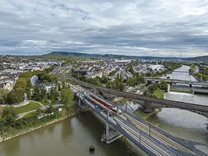 Stuttgart 21 Project Prints: Load test on the Neckar Bridge