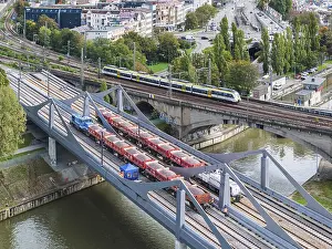Stuttgart 21 Project Prints: Load test on the Neckar Bridge