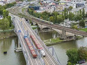 Stuttgart 21 Project Prints: Load test on the Neckar Bridge