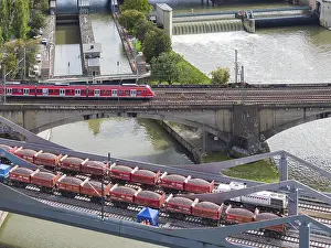 Stuttgart 21 Project Prints: Load test on the Neckar Bridge
