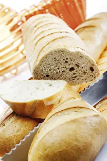 White Bread Prints: Loaves of white bread
