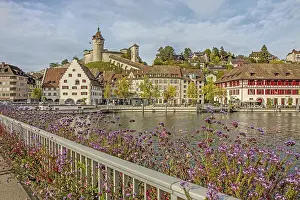 Munot Fortress in Schaffhausen, Switzerland Print
