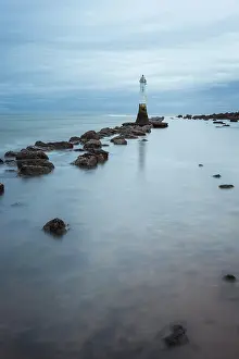 Shaldon Prints: Long Exposure Lighthouse Print, Shaldon, Devon