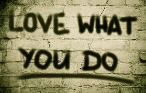 Motivational Lettering Prints: Love What You Do Concept