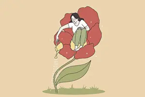 Minimalist Art Prints: Nurturing Self-Care Print