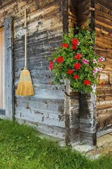 Alpine Hut Switzerland Prints: Lovingly decorated mountain hut