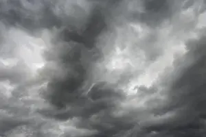 Thunderstorm Atmosphere Photography Prints: Low hanging dense clouds, rain clouds