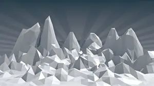 Low Poly Background Prints: Low poly shapes abstract background