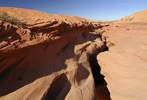 Rock Formation Erosion Prints: Lower Canyon viewed from above