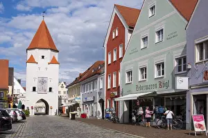 Bavaria City Gate Prints: Lower Gate, Town Square, Aichach