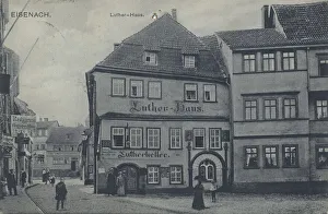 Martin Luther Birthplace Prints: Luther House in Eisenach, Thuringia