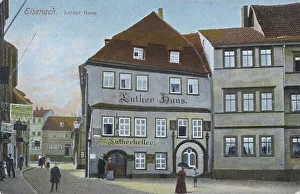 Martin Luther Birthplace Prints: Luther House in Eisenach, Thuringia