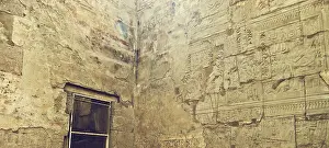 Sacred Building Structure Prints: Detail of Luxor Temple, Egypt