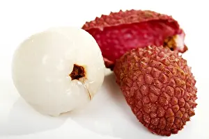Close Up Fruit Photography Prints: Lychees
