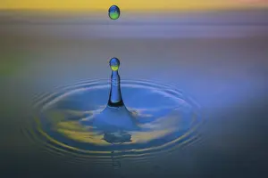 Close Up Water Drop Prints: Macro Water Drop