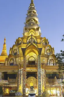 Southeast Asian Art Prints: Main chedi (Phra That)