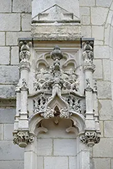 Late Gothic Architecture Prints: Main facade Former Brou Monastery