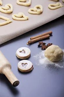 Sweet Meal Ideas Prints: Making shortbread with a rolling pin