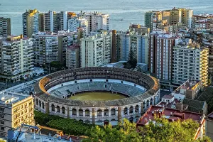 Deserted Bull Ring Spain Prints: Malaga, Spain